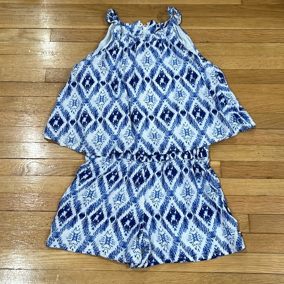 Tommy Hilfiger Girls’ Patterned Romper - Picture 1 of 4
